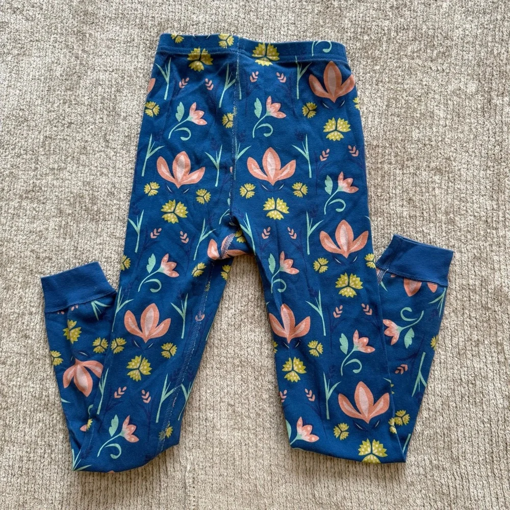 Hanna Andersson Frozen II Pajama Set‎ Anna Sven Blue Floral Organic Cotton
